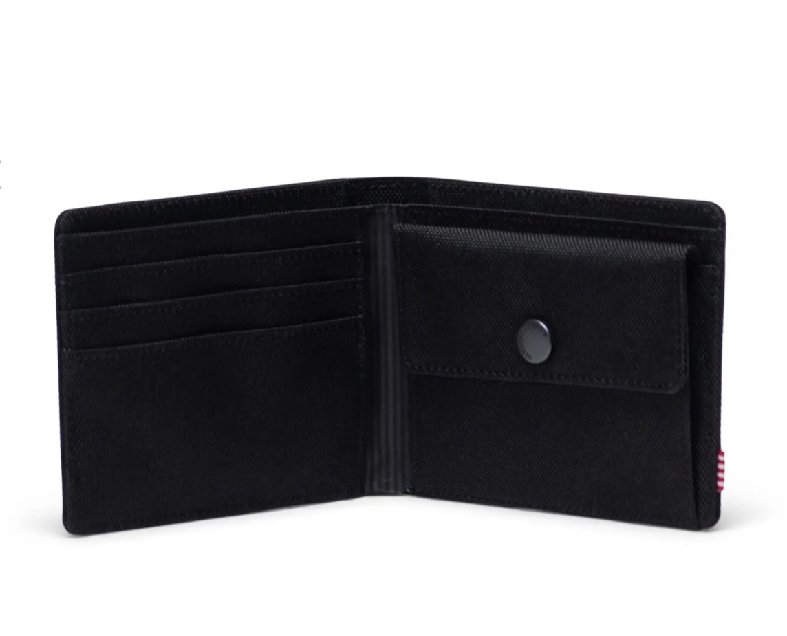 HERSCHEL SUPPLY CO ROY COIN WALLET BLACK TONAL - Rough Ride