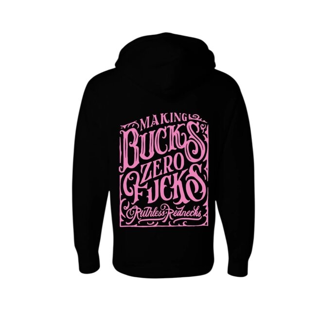 MBZF WHISKEY PO HOODY BLACK PINK