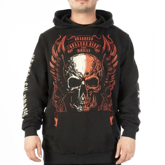 THE HELL WINGS PO HOODY BLACK