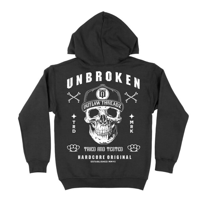 UNBROKEN PO HOODY BLACK