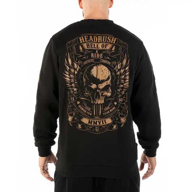 THE HELL WINGS SWEATER BLACK