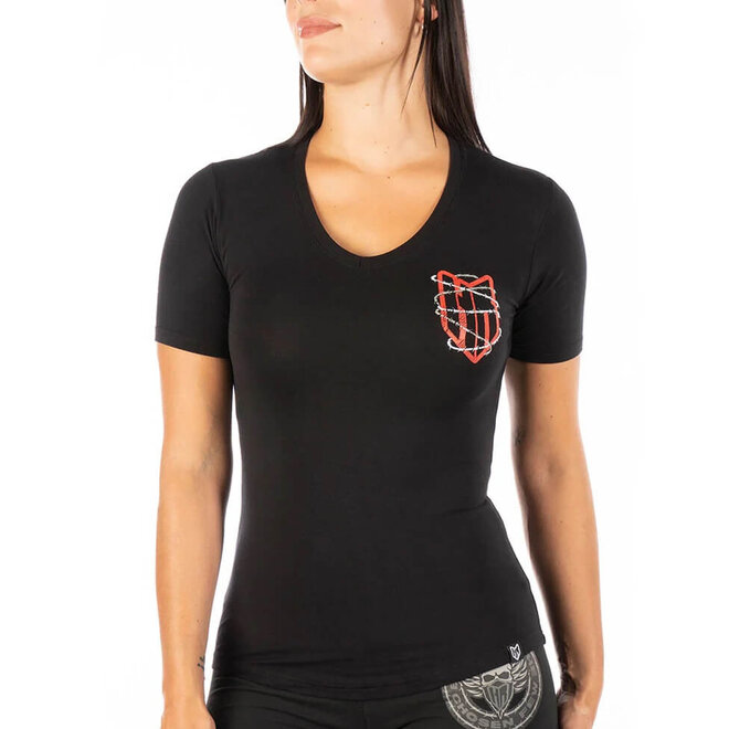 THE NIGHTCRAWLER VNECK SS TEE BLACK