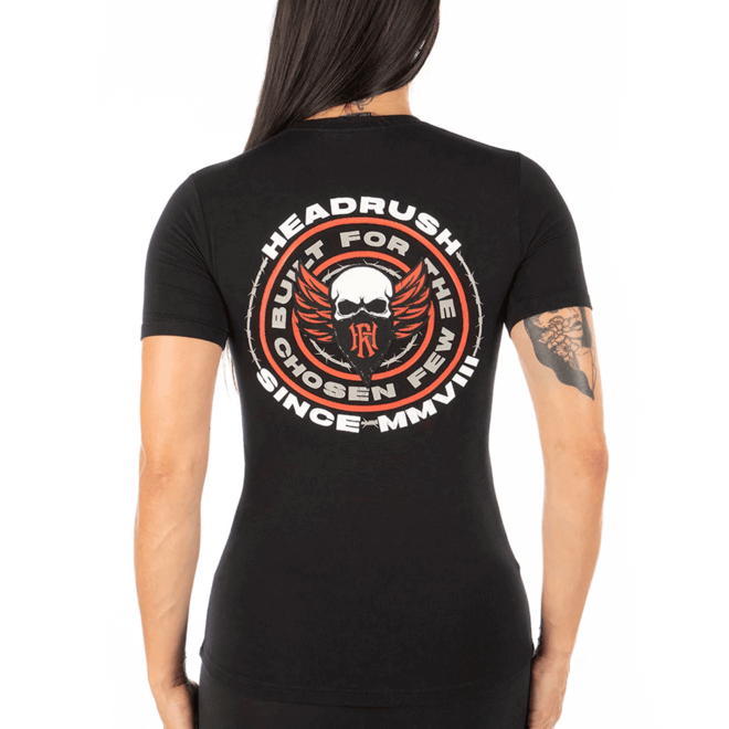 THE NIGHTCRAWLER VNECK SS TEE BLACK