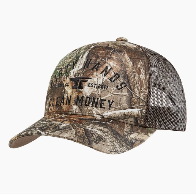 DHCM REALTREE CLASSIC CURVED BRIM TRUCKER HAT REAL TREE