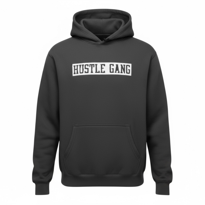 STAMP PO HOODY BLACK