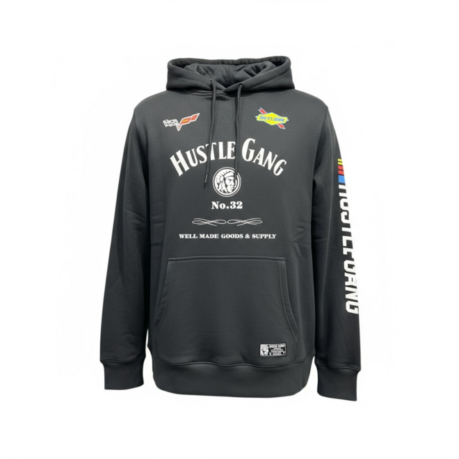 RACING PO HOODY BLACK