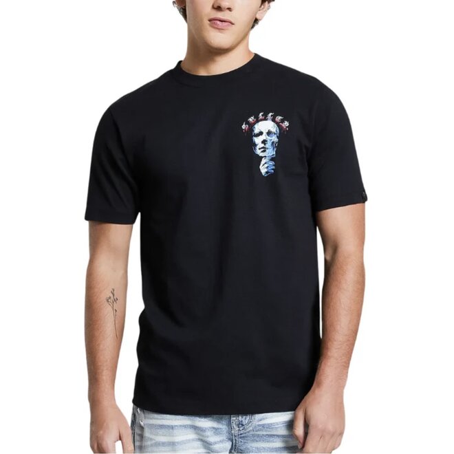 MIKE SS TEE JET BLACK