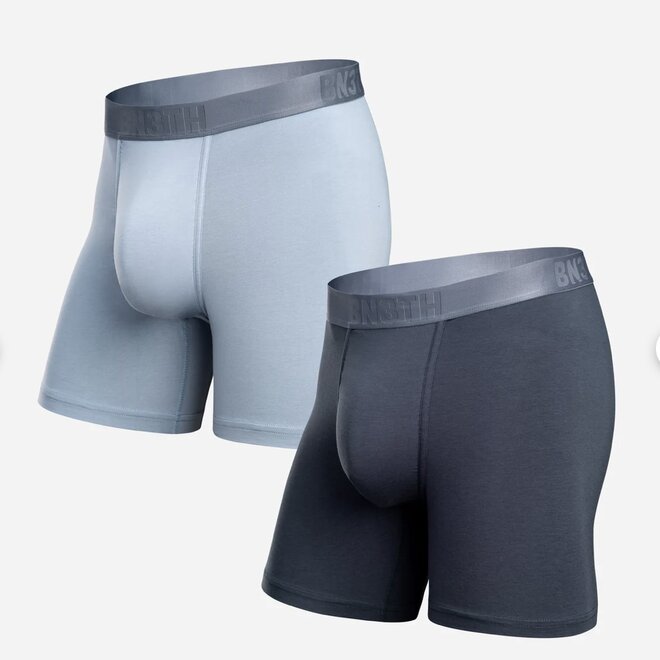 ESSENTIALS SOLID 2PK NAVY DUSTY BLUE