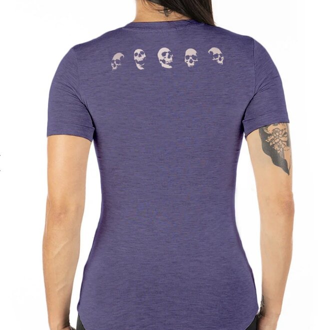 THE BOOK OF REVELATIONS VNECK TEE VIOLET