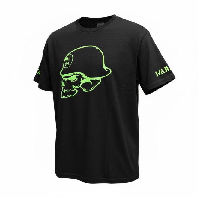 CORE LOGO SS TEE BLACK GREEN