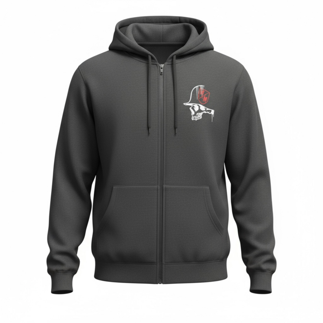 TAILGATE ZIP HOODY BLACK