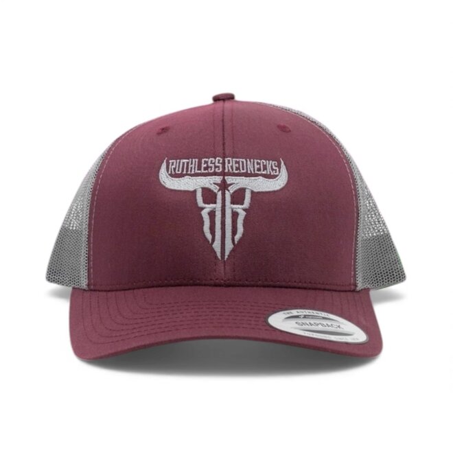 RAW TALENT CURVED BRIM HAT MAROON