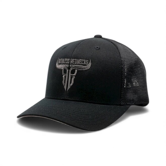 RAW TALENT CURVED BRIM HAT BLACK BLACK