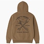 TWISTING WRENCHES PO HOODY DARK TAN