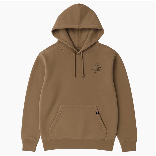 TWISTING WRENCHES PO HOODY DARK TAN