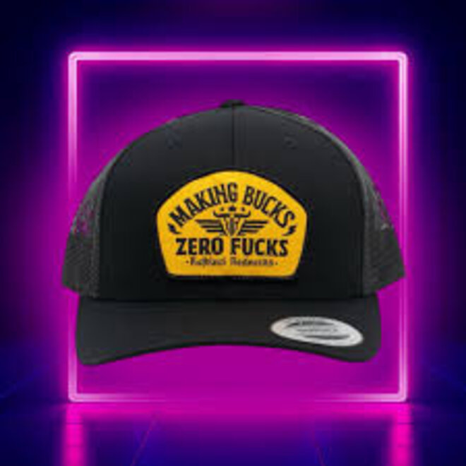 MBZF MAVERICK CURVED BRIM HAT BLACK