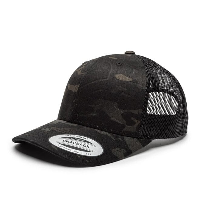 BLEED SNAPBACK HAT BLACK CAMO