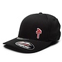 DURST UNIPANNEL FLEXFIT HAT BLACK RED