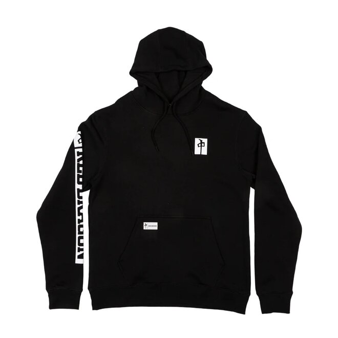 ONE SQUARE PO HOODY BLACK