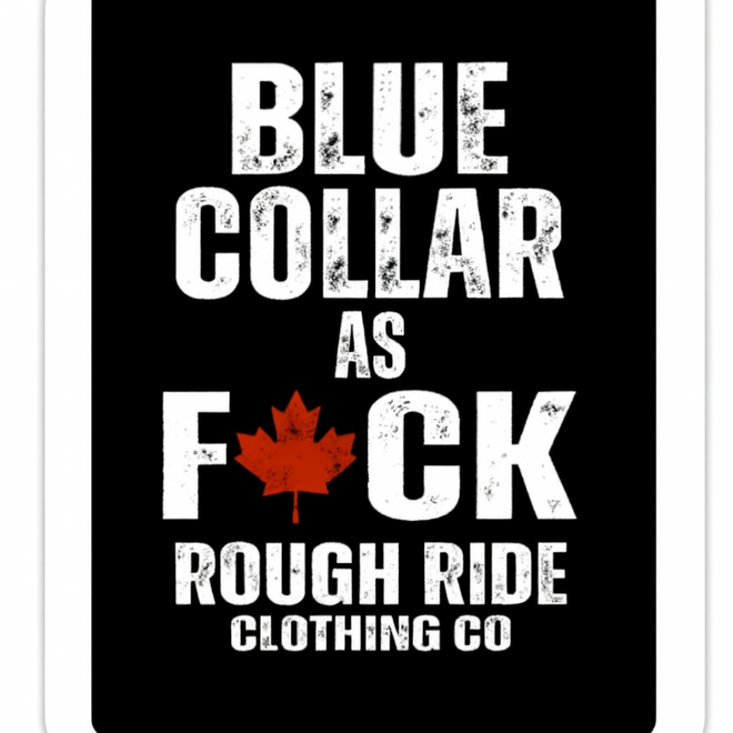BLUE COLLAR AF STICKER
