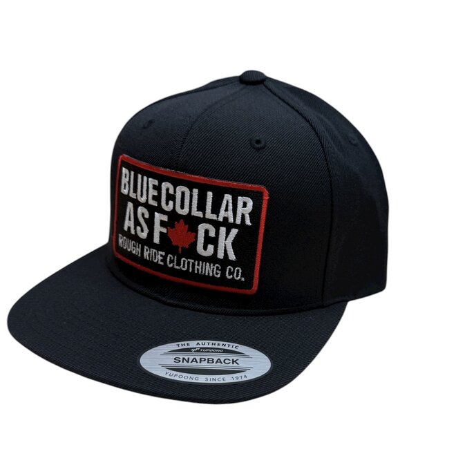 BLUE COLLAR AF FLAT BRIM SNAPBACK HAT