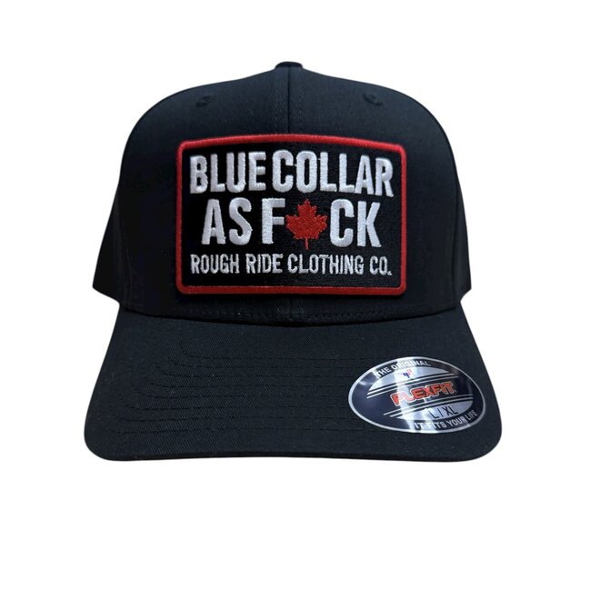BLUE COLLAR AF FLEX FIT HAT BLACK