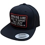 WORKING FLATBRIM SNAPBACK HAT BLACK