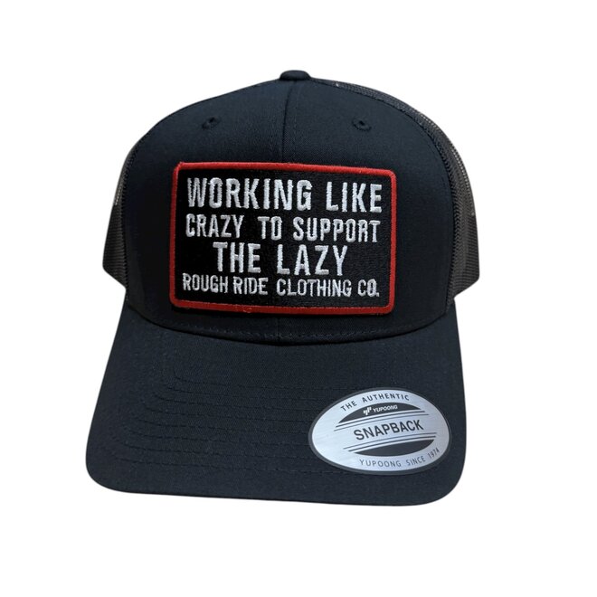 WORKING CURVED TRUCKER HAT BLACK