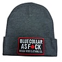 BLUE COLLAR AF BEANIE CHARCOAL HEATHER