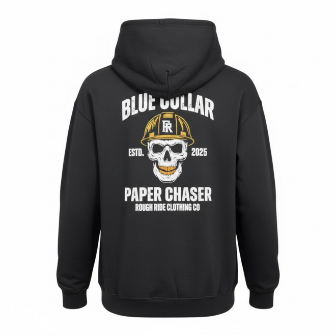 PAPER CHASER PO HOODY BLACK
