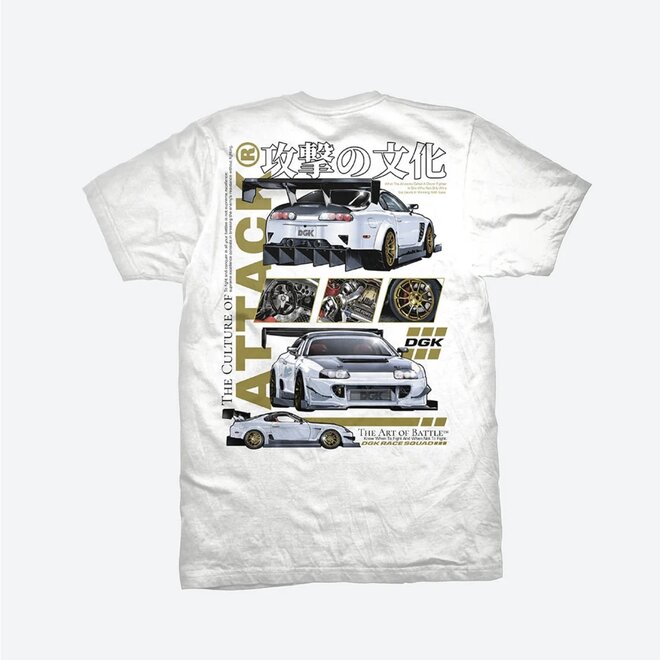 ATTACK SS TEE WHITE