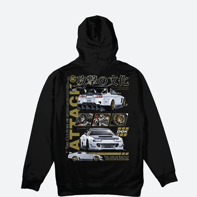 ATTACK PO HOODY BLACK