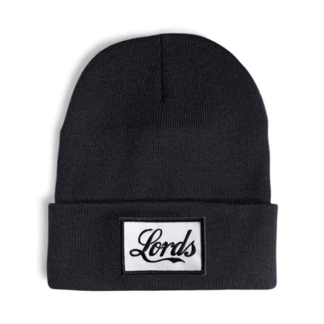 GARAGE CO BLOCK PATCH TRUCKER HAT WHITE BLACK