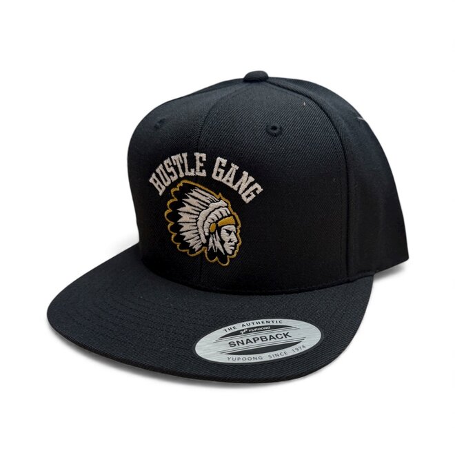 FOOTBALL SNAPBACK HAT BLACK