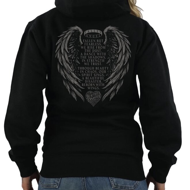 FALLEN ANGEL PO HOODY BLACK