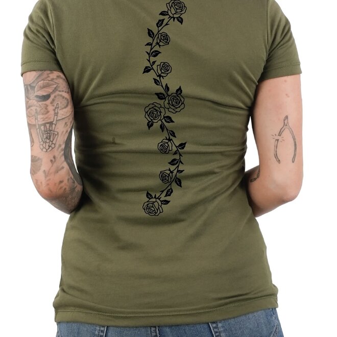 SILENT STRENGTH SS TEE ARMY GREEN