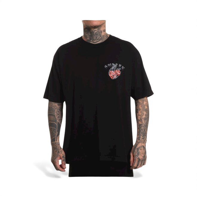 ROLL EM SS TEE BLACK
