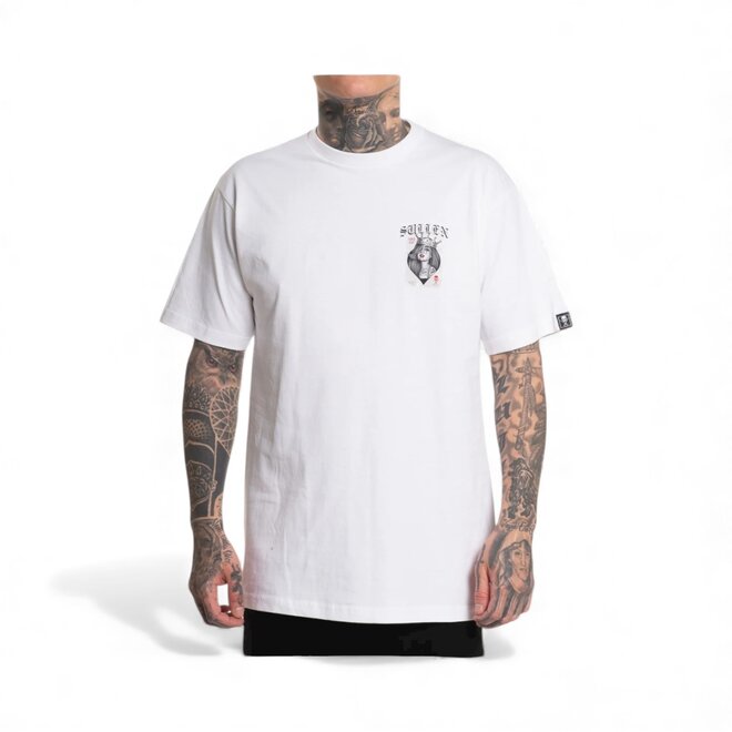 QUEEN OF LOVE SS TEE WHITE