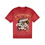 LKS SKULL BOXY SS TEE SUNFADE RED