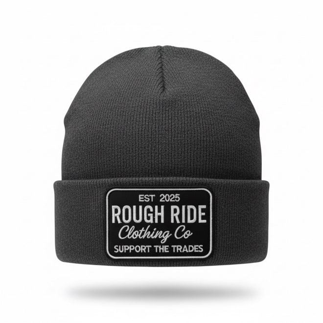SUPPORT THE TRADES TOQUE CHARCOAL HEATHER