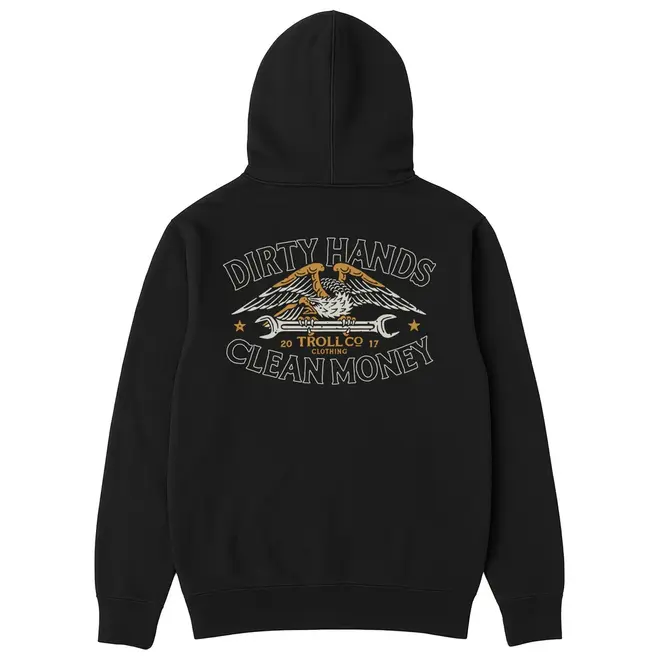 DHCM WING SPANNER PO HOODY BLACK
