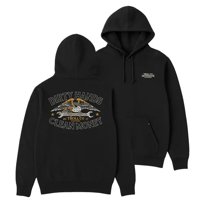DHCM WING SPANNER PO HOODY BLACK