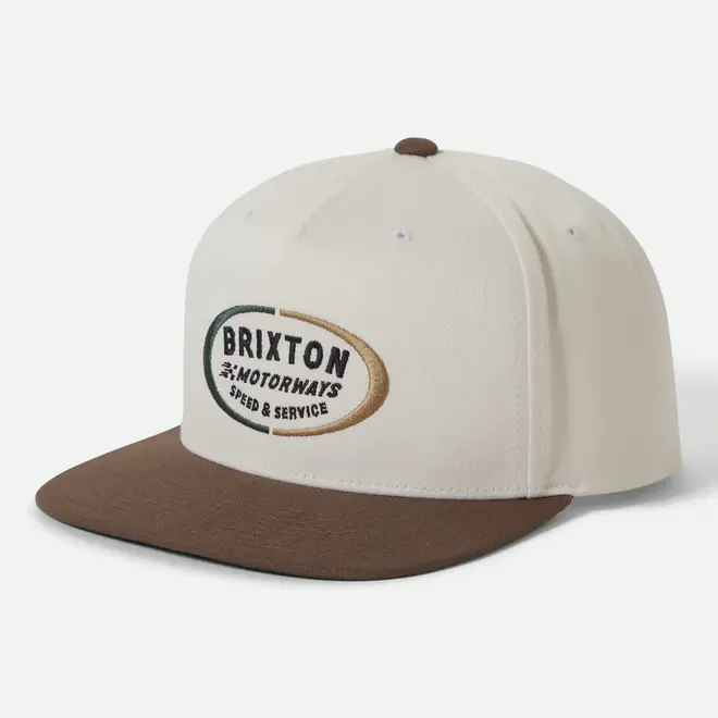 RHETT MP SNAPBACK HAT OFF WHITE PINECONE BROWN