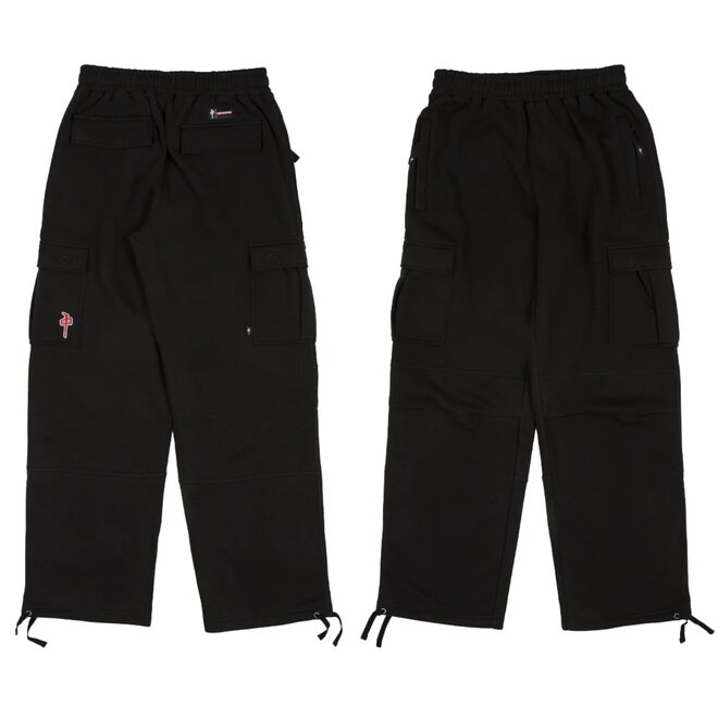 TACTICAL CARGO SWEATPANT BLACK