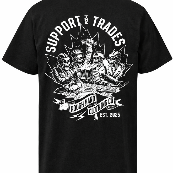 BROTHERHOOD SS TEE BLACK  WHITE