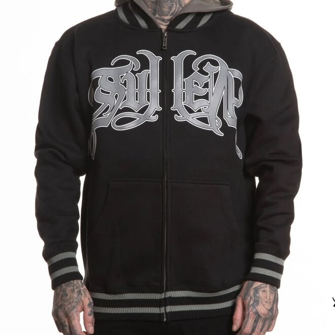S DICE ZIP FLEECE BLACK