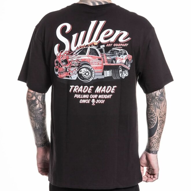 PULLING WEIGHT SS TEE BLACK