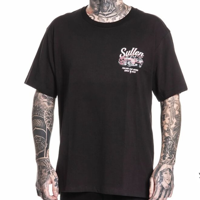 PULLING WEIGHT SS TEE BLACK