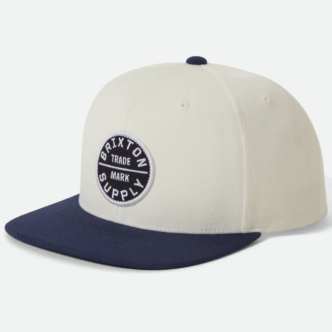 OATH 3 SNAPBACK HAT OFF WHITE MIDNIGHT BLUE