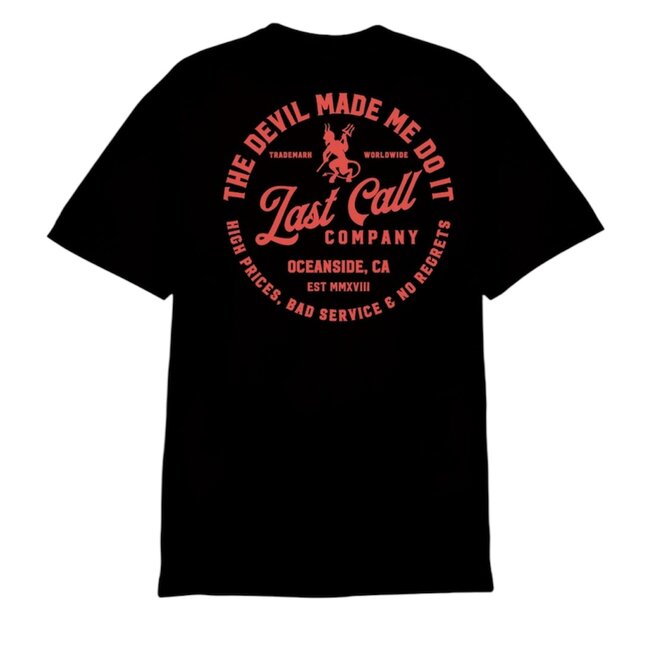 DEVIL MADE BADGE SS TEE BLACK